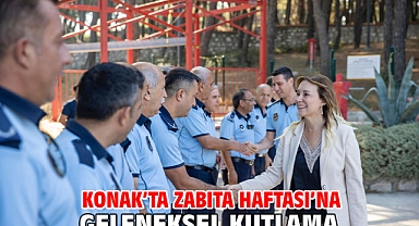 Konak’ta Zabıta Haftası’na geleneksel kutlama