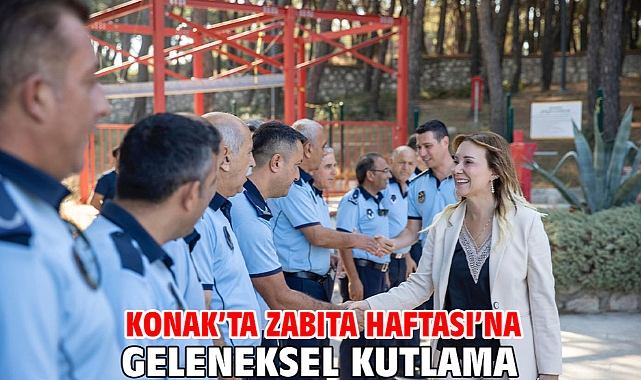 Konak’ta Zabıta Haftası’na geleneksel kutlama