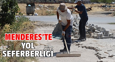 Menderes’te Yol Seferberliği
