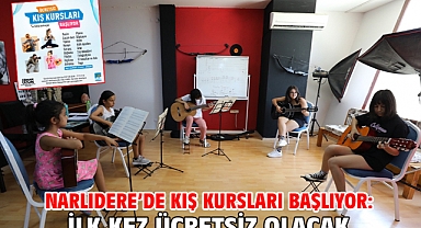Narlıdere’de Kış Kursları Başlıyor: İlk Kez Ücretsiz Olacak
