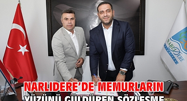 Narlıdere’de Memurların Yüzünü Güldüren Sözleşme