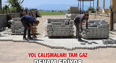 Yol Çalışmaları Tam Gaz Devam Ediyor