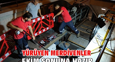 Yürüyen merdivenler ekim sonuna hazır