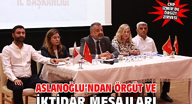 Aslanoğlu’ndan Örgüt Ve İktidar Mesajları
