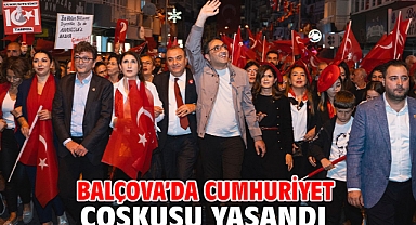 Balçova’da Cumhuriyet coşkusu yaşandı