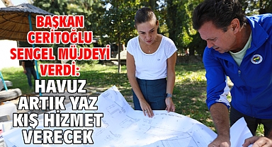 Başkan Ceritoğlu Sengel müjdeyi verdi: Havuz artık yaz kış hizmet verecek!
