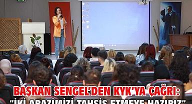 Başkan Sengel’den KYK’ya çağrı: “İki arazimizi tahsis etmeye hazırız”