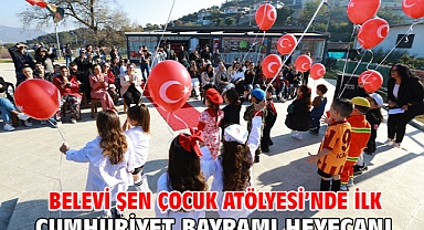Belevi Şen Çocuk Atölyesi’nde ilk Cumhuriyet Bayramı heyecanı