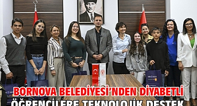 Bornova Belediyesi’nden diyabetli öğrencilere teknolojik destek