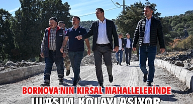 Bornova'nın kırsal mahallelerinde ulaşım kolaylaşıyor