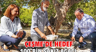Çeşme’de Hedef 100 Bin Sakız Ağacı