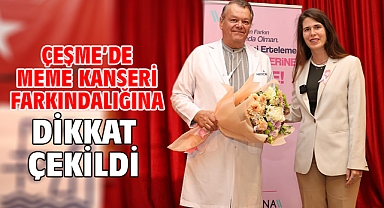 Çeşme’de Meme Kanseri Farkındalığına dikkat çekildi