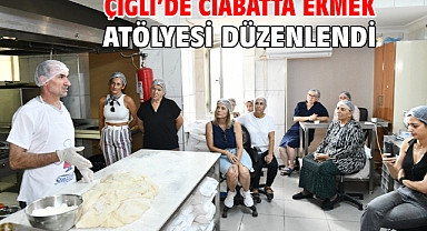 Çiğli’de Ciabatta Ekmek Atölyesi düzenlendi