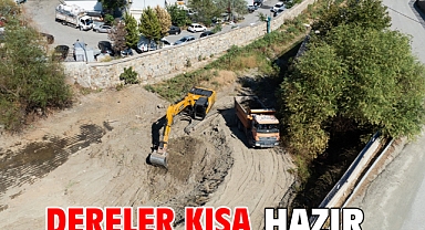 Dereler kışa hazır