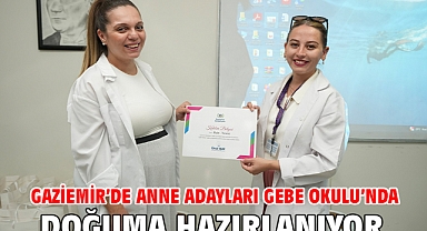 Gaziemir’de anne adayları Gebe Okulu’nda doğuma hazırlanıyor