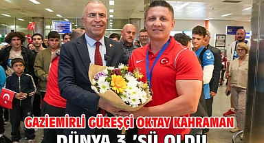 Gaziemirli güreşçi Oktay Kahraman dünya 3.’sü oldu