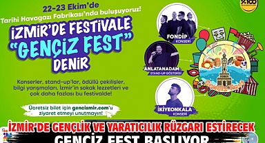 İzmir’de gençlik ve yaratıcılık rüzgarı estirecek Gençİz Fest başlıyor