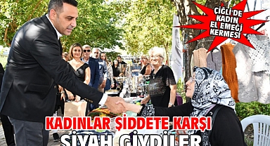 Kadınlar Şiddete Karşı Siyah Giydiler