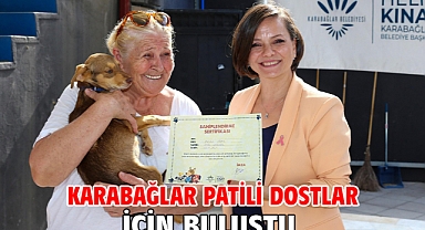 Karabağlar patili dostlar için buluştu