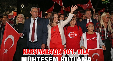Karşıyaka’da 101. yıla muhteşem kutlama