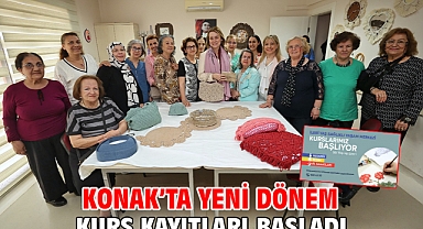Konak’ta yeni dönem kurs kayıtları başladı