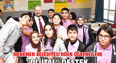 MENEMEN BELEDİYESİ'NDEN ÖĞRENCİLERE