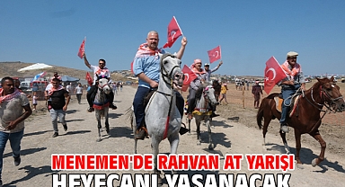 MENEMEN'DE RAHVAN AT YARIŞI HEYECANI YAŞANACAK