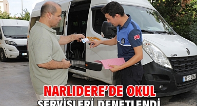 Narlıdere'de Okul Servisleri Denetlendi