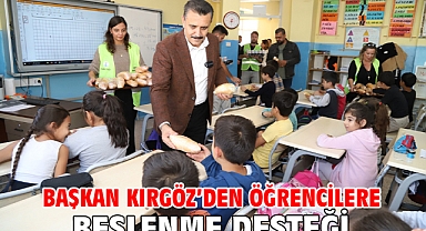 Başkan Kırgöz’den öğrencilere beslenme desteği