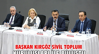 Başkan Kırgöz Sivil Toplum Kuruluşları ile buluştu
