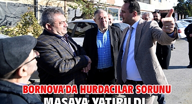Bornova’da hurdacılar sorunu masaya yatırıldı