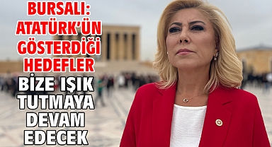 Bursalı: Atatürk’ün Gösterdiği Hedefler Bize Işık Tutmaya Devam Edecek