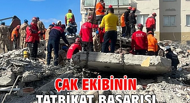 ÇAK Ekibinin tatbikat başarısı