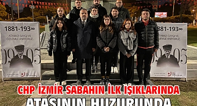 Chp İzmir Sabahın İlk Işıklarında Atasının Huzurunda