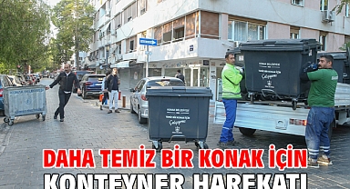 Daha temiz bir Konak için konteyner harekatı