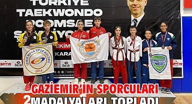 Gaziemir’in sporcuları madalyaları topladı