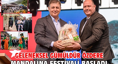 Geleneksel Gümüldür Özdere Mandalina Festivali Başladı