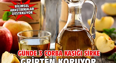 Günde 3 Çorba Kaşığı Sirke Gripten Koruyor
