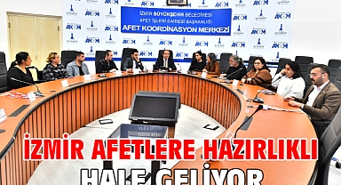İzmir afetlere hazırlıklı hale geliyor