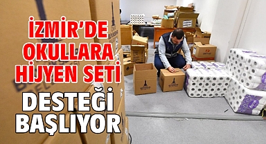 İzmir’de okullara hijyen seti desteği başlıyor
