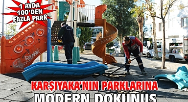 Karşıyaka’nın parklarına modern dokunuş
