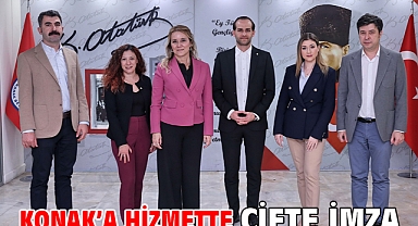 Konak’a hizmette çifte imza