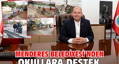 Menderes Belediyesi’nden Okullara Destek