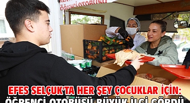 Efes Selçuk'ta Her Şey Çocuklar İçin: Öğrenci Otobüsü Büyük İlgi Gördü