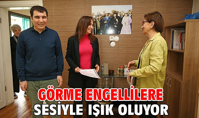 Görme engellilere sesiyle ışık oluyor