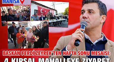 Başkan Ferdi Zeyrek’ten Hafta Sonu Mesaisi: 4 Kırsal Mahalleye Ziyaret 
