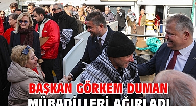 Başkan Görkem Duman mübadilleri ağırladı