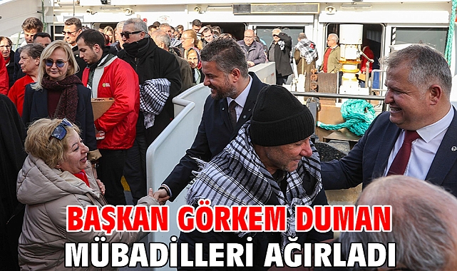 Başkan Görkem Duman mübadilleri ağırladı