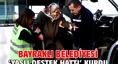 Bayraklı Belediyesi ‘yaşlı destek hattı’ kurdu