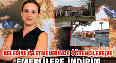 Belediye işletmelerinde öğrencilere ve emeklilere indirim